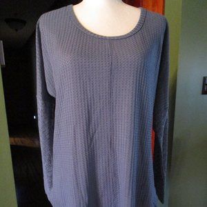 Suzanne Betro Womens Weekend Tunic Blue Size small NWT